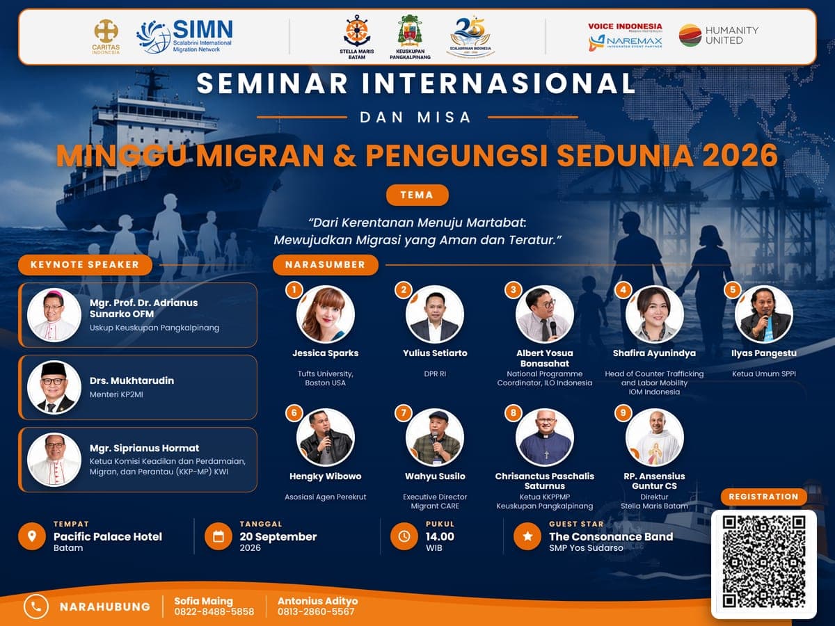 Poster acara World Migrants and Refugees Day 2026